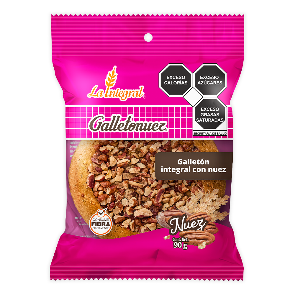 Galletas saludables con fibra La Integral Familia Galletonuez Galletas saludables con fibra La Integral Familia Galletonuez