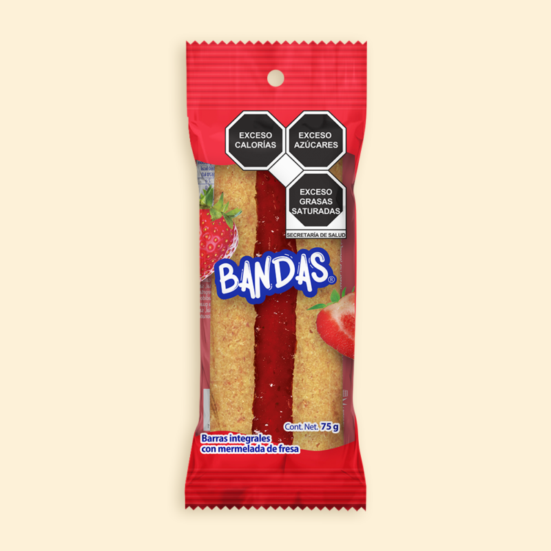 La Integral Presentacion BANDAS FRESA 75g