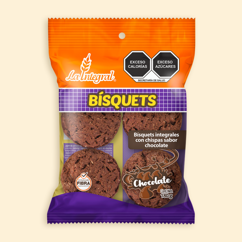 La Integral Presentacion BISQUETS CHOCOLATE 180g