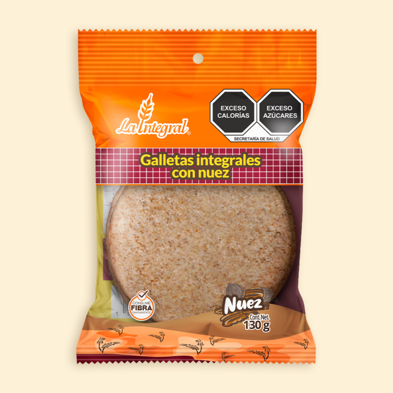 La Integral Presentacion GALLETA NUEZ 130g