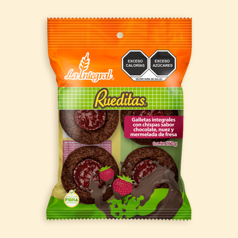 La Integral Presentacion RUEDITAS CHOCOFRESA 160g