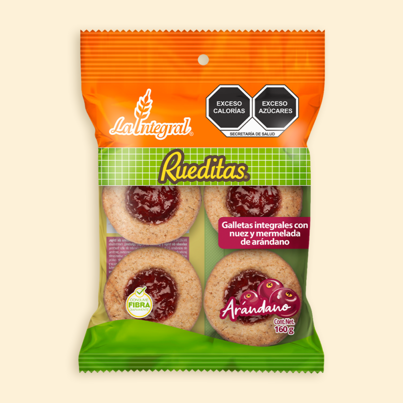 La Integral Presentacion RUEDITAS ARÁNDANO 60g