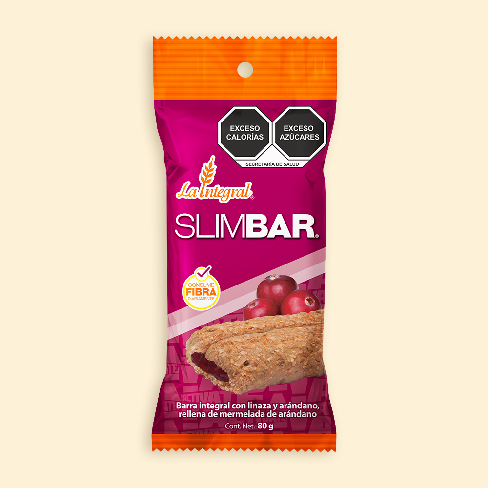 La Integral Presentacion SLIM BAR ARÁNDANO 80g