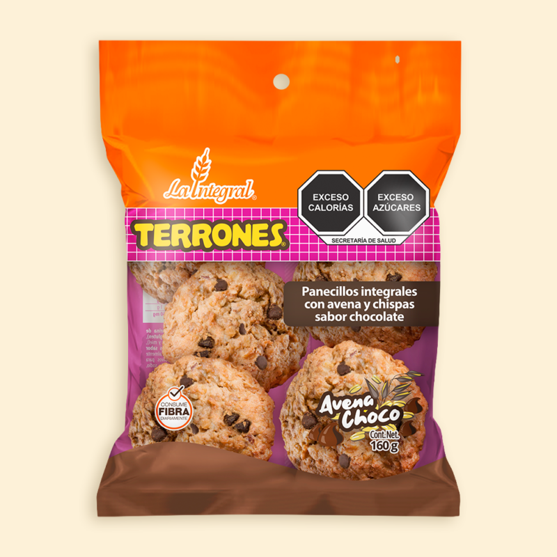 La Integral Presentacion TERRONES AVENA CHOCO 160