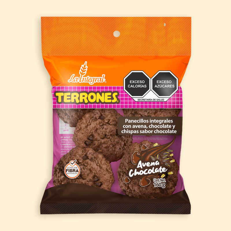 La Integral Presentacion TERRONES CHOCOLATE 160